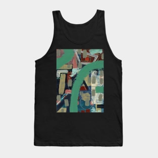 Art Acrylic artwork abstract Sage Tank Top